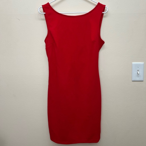 Fitted Red Dress - Picture 2 of 5